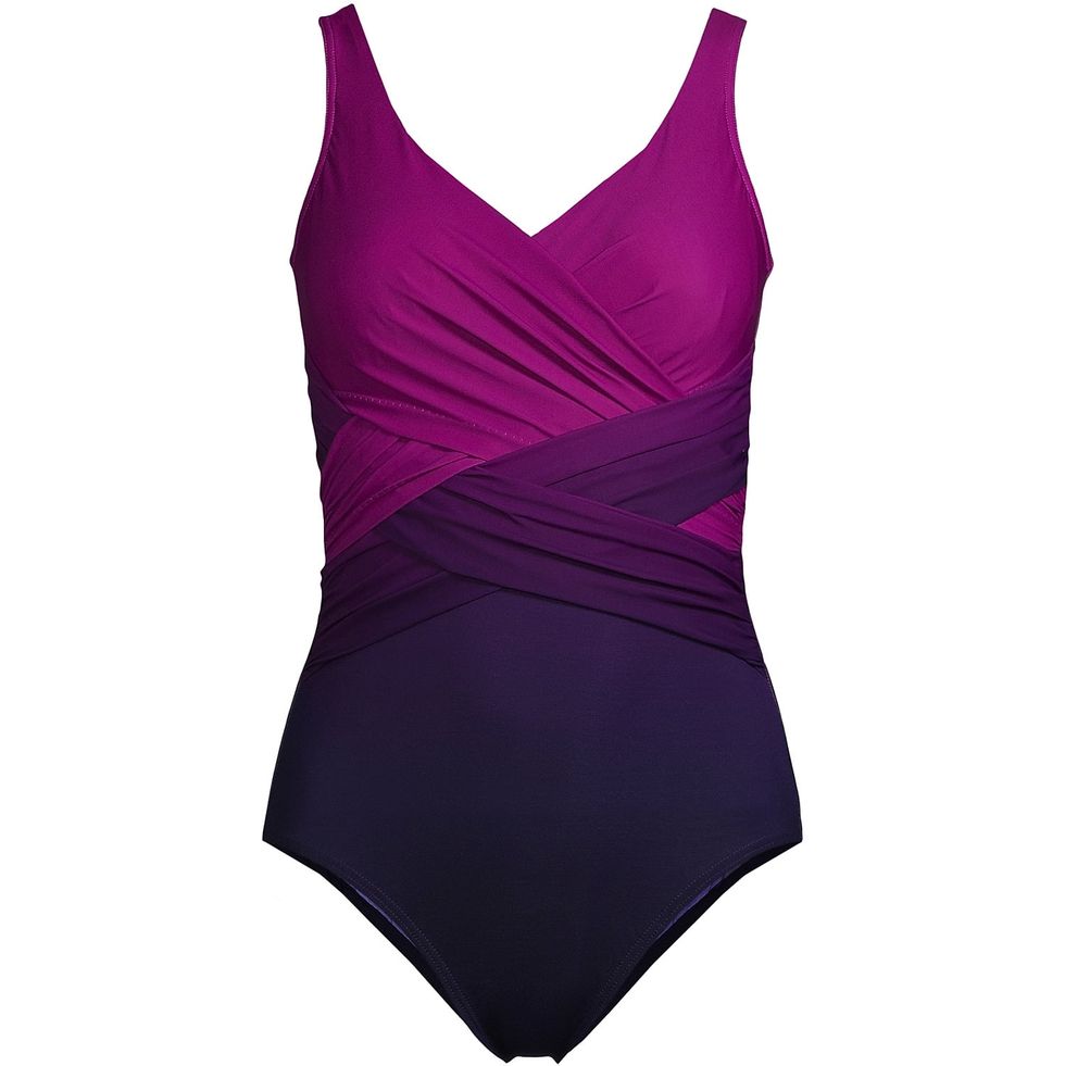 BeautyIn Professional Women Sports One-Piece Swimsuit with Hollow Back  Design