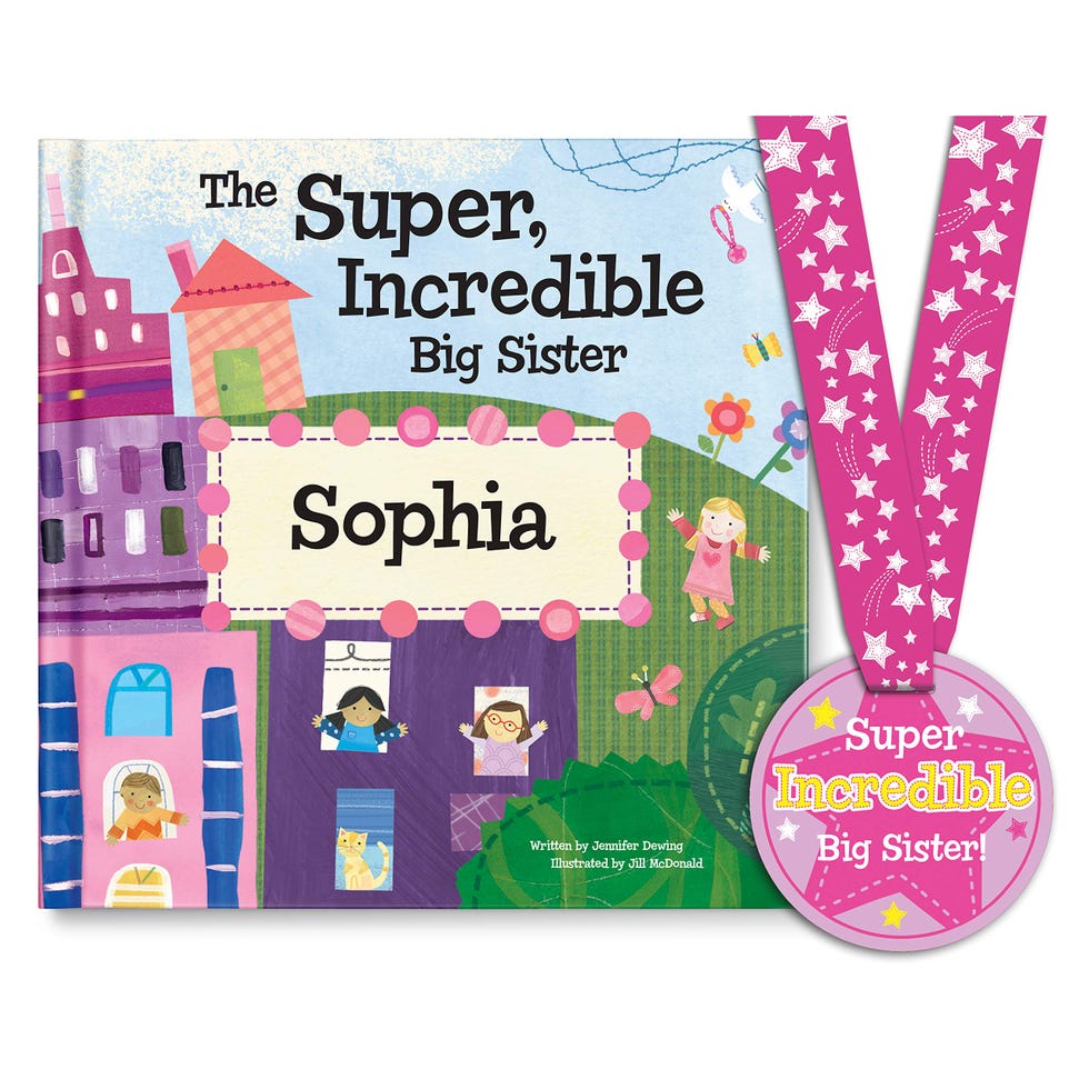 Customized 'The Super, Incredible Big Sister' Book