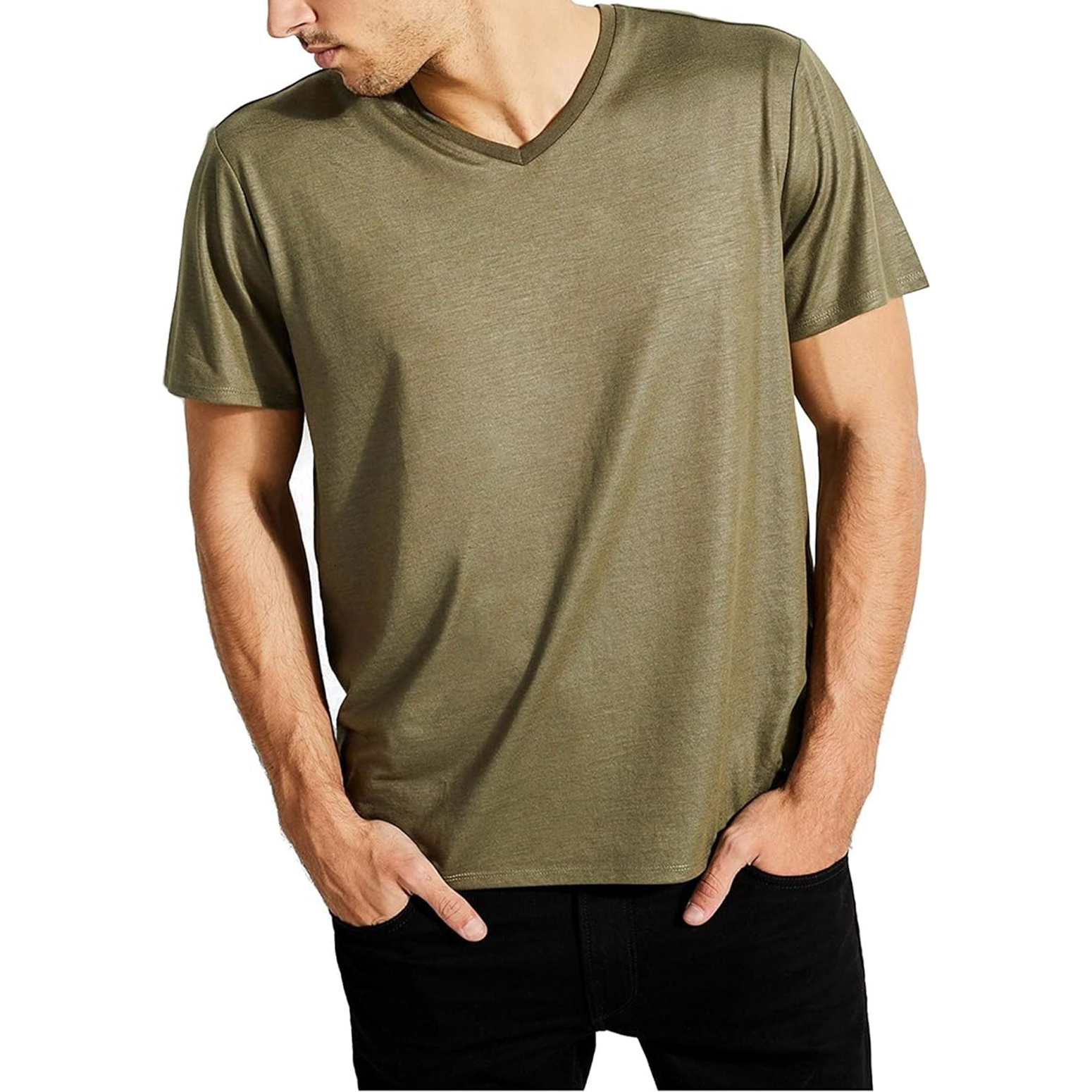 best cheap v neck tees