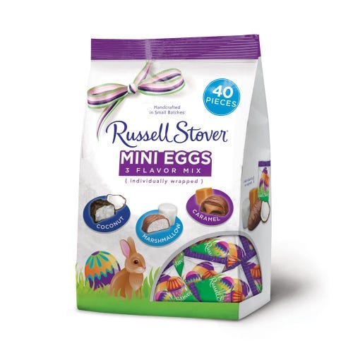 Russell Stover Mini Eggs 3 Flavor Mix