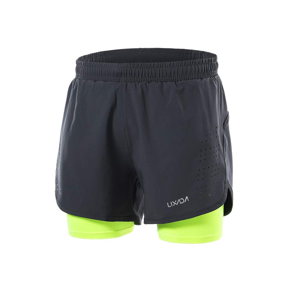 Pantalón corto 2 en 1 para correr Lixada