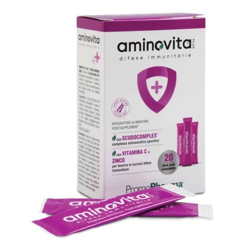 PromoPharma Aminovita Plus Difese Immunitarie in stick orosolubili