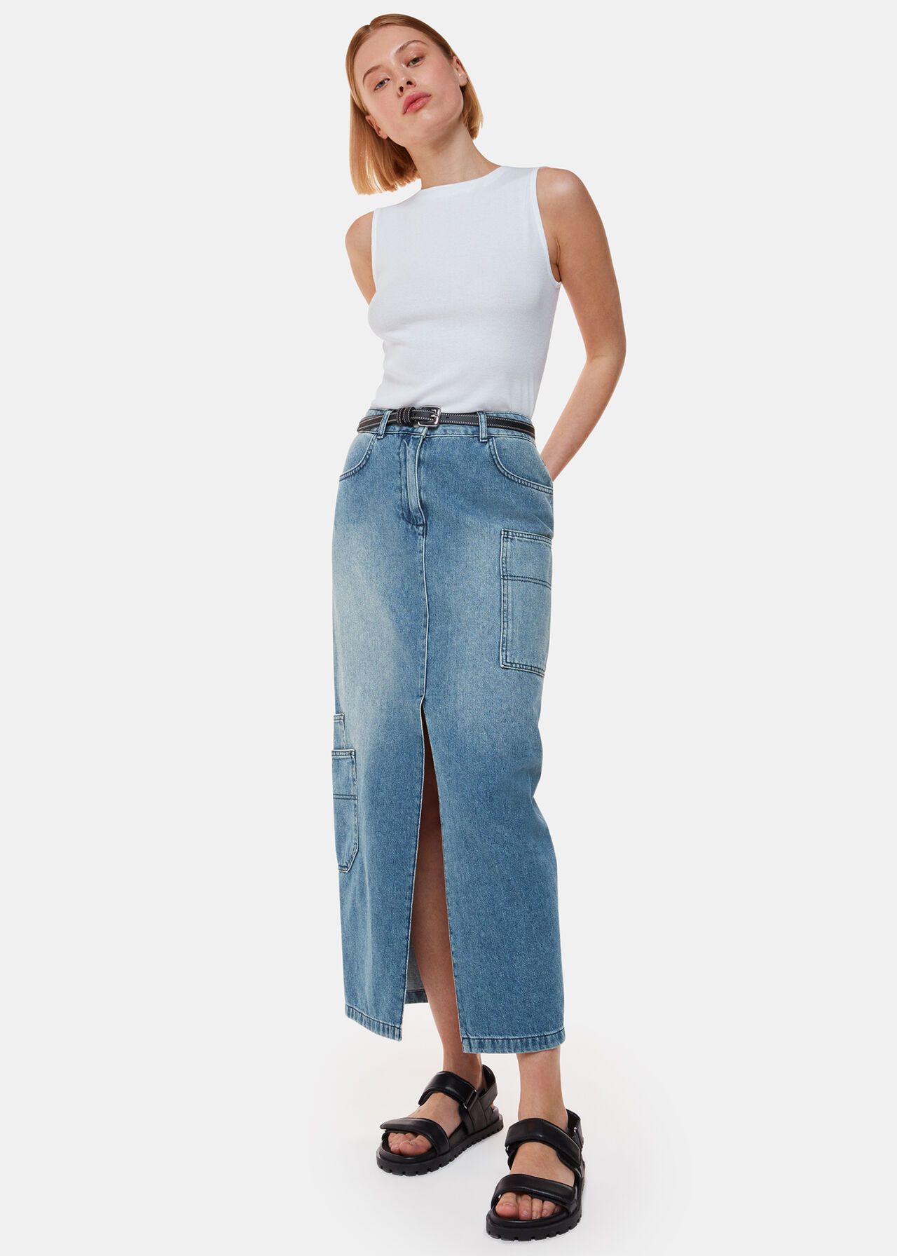 25 Of The Best Denim Maxi Skirts To Invest In Now