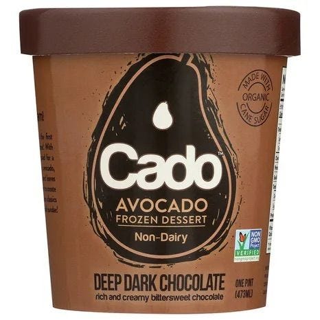 Avocado Non-Dairy Frozen Dessert, Deep Dark Chocolate