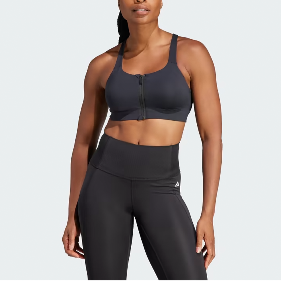 Adidas Women's Committed High Support Racerback Bra - Grey, Discount  Adidas Apparel Ladies SportsBras & More 