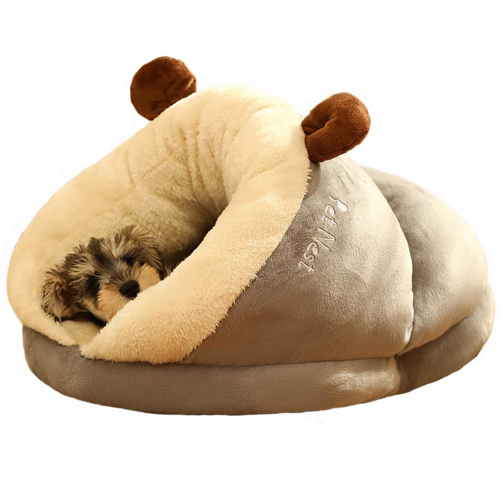 Cama de cueva para perro
