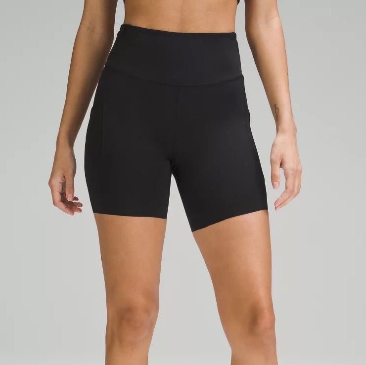 Lululemon Fast And Free High-rise Short 10 *online Only - Black