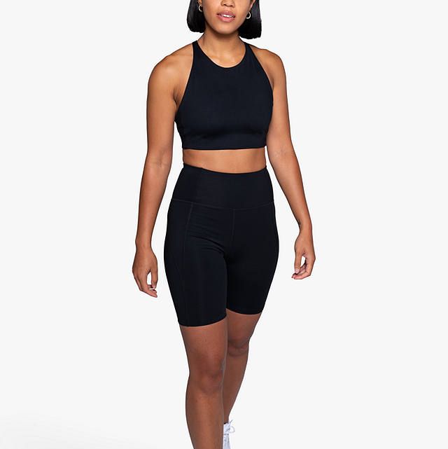 BAM Bamboo Flexa Seamless Compression Crop Top review: stylish