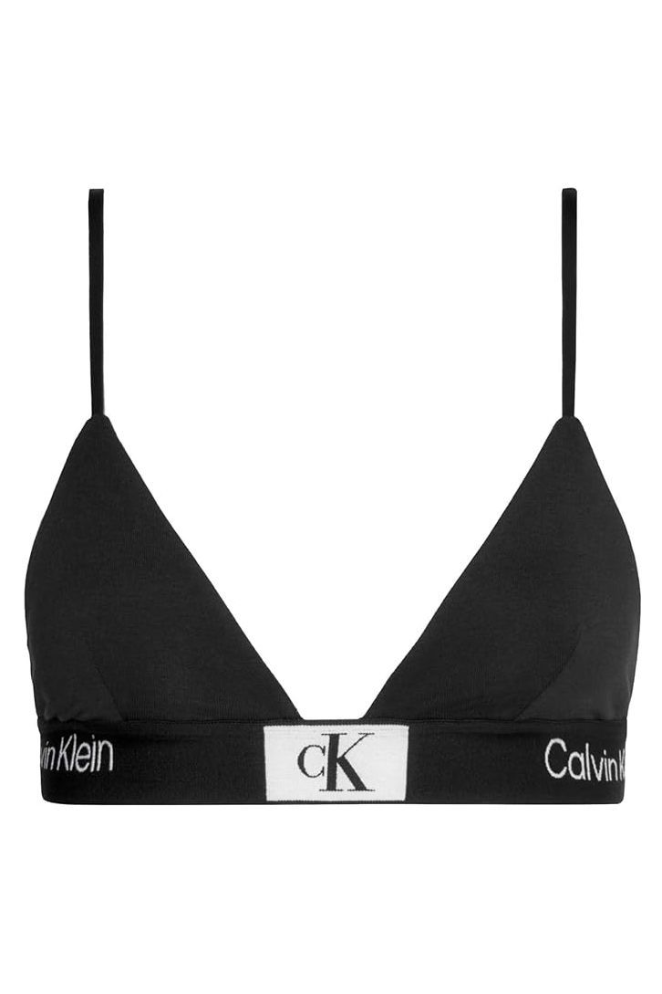 Calvin Klein Womens Invisibles Comfort Seamless Lift Mesh Bralette
