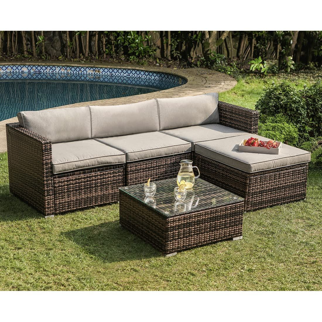 Best small deals outdoor sectional