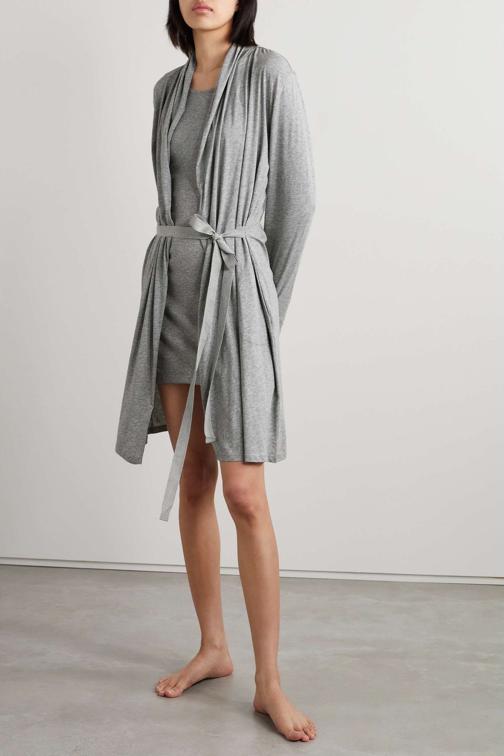 Colleen Organic Pima Cotton-jersey Robe