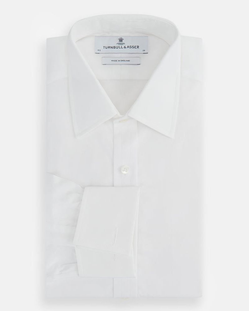 Plain White Cotton Shirt 