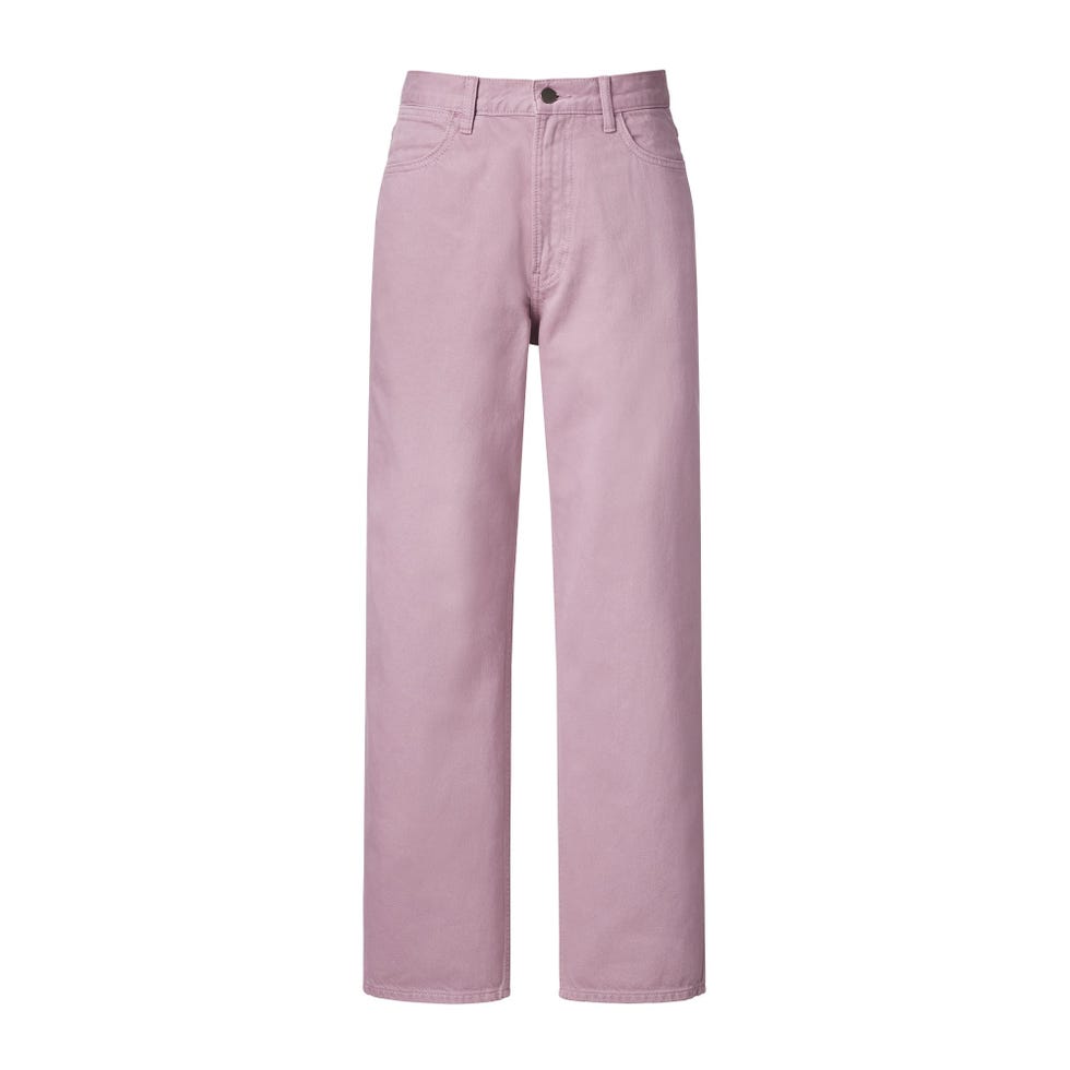 Wide-Fit Color Jeans