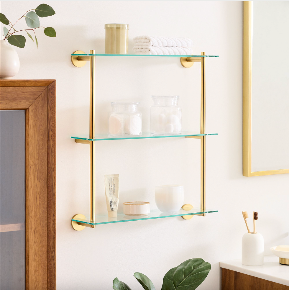 Keep It Simple With Glass Shelving 