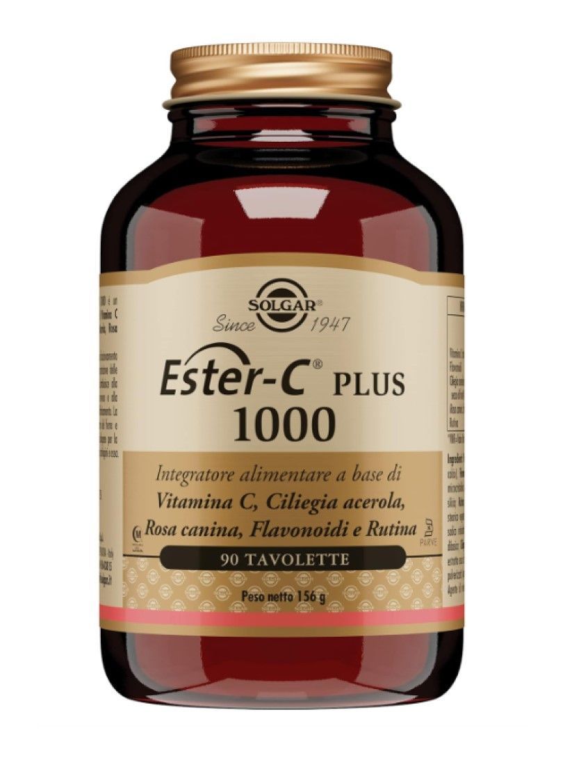 Ester c Plus è un integratore a base di Vitamina Cmaggiormente tollerabile a livello gastrico
