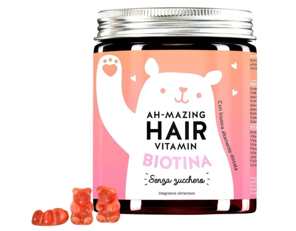 Bears with Benefits integratore alimentare sotto forma di orsetti gommosi vegani, con biotina, per la salute dei capelli