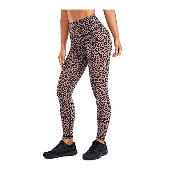 CRZ YOGA Women's Hugged Feeling Compression Leggings 25 Inches - Thick High  Waisted Tummy Control Workout Leggings Black XX-Small at  Women's Clothing  store