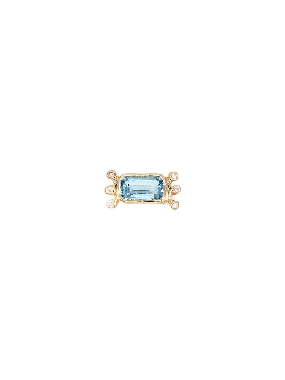 Aquamarine Flow Ring