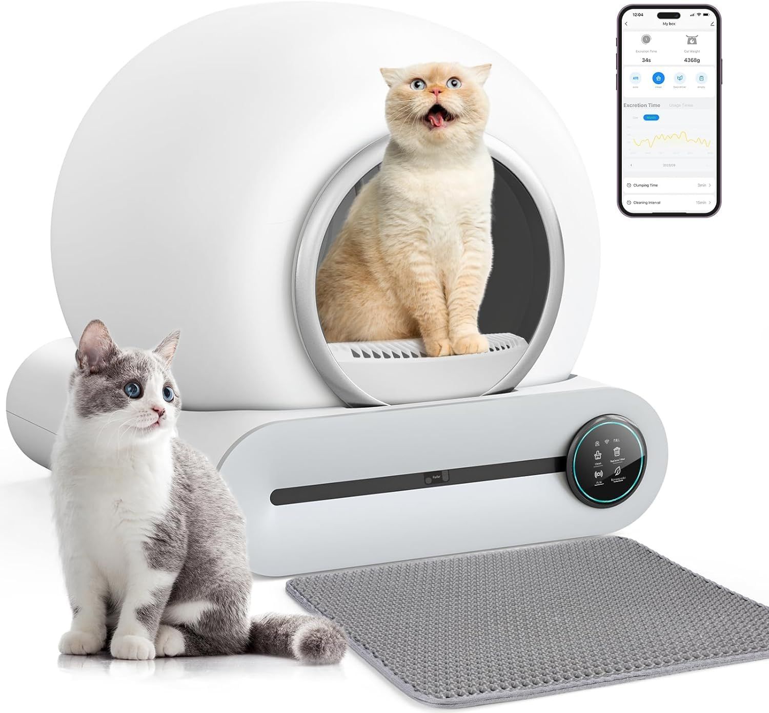 格安即納猫全自動トイレ　「新品」　アプリで猫の健康管理　katsuhiko樣専用 トイレ用品
