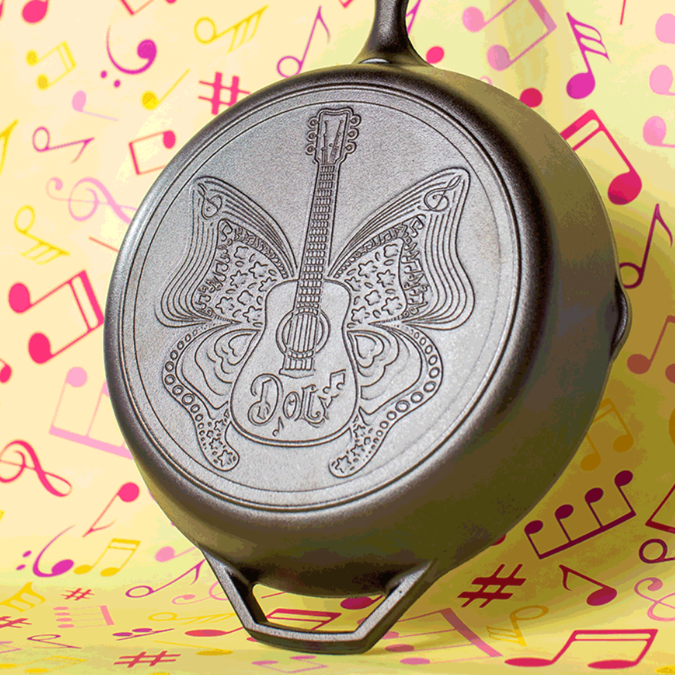 Lodge's Dolly Parton Cast Iron Collection Is Newly Restocked