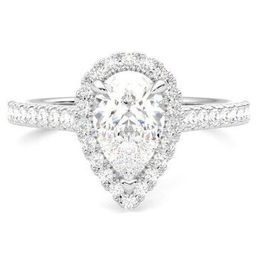 Allure Pear Diamond Engagement Ring