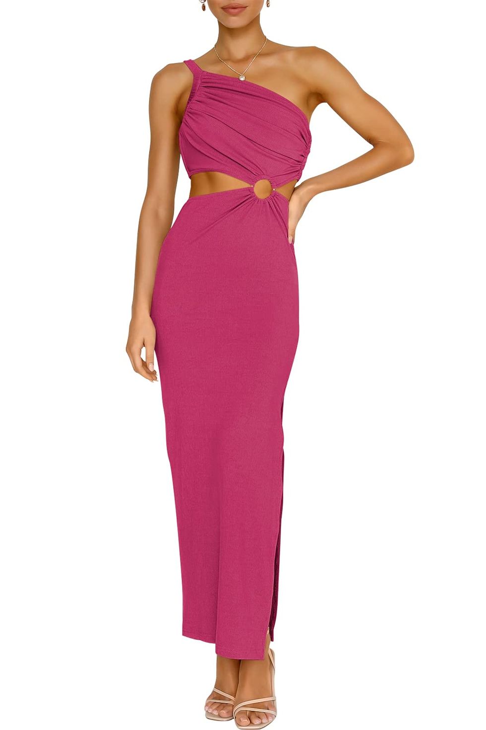 ANRABESS Cut Out Backless Dress