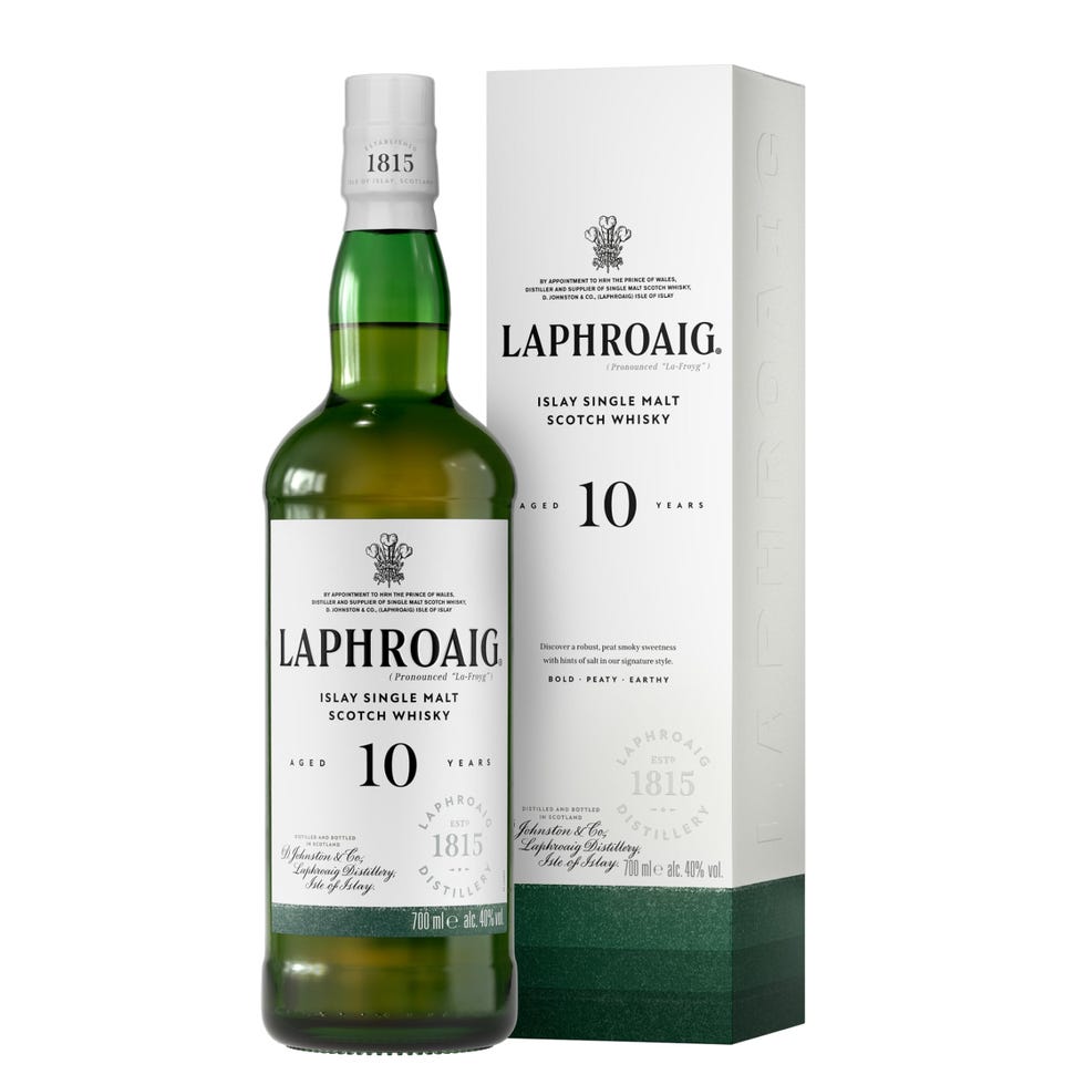 Laphroaig 10 Year Old Scotch Islay Single Malt Whisky