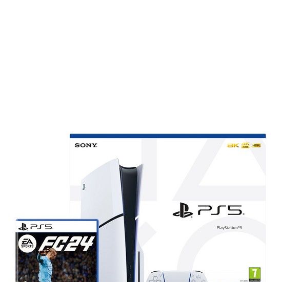 PS5 Slim Disc Console + EA SPORTS FC 24