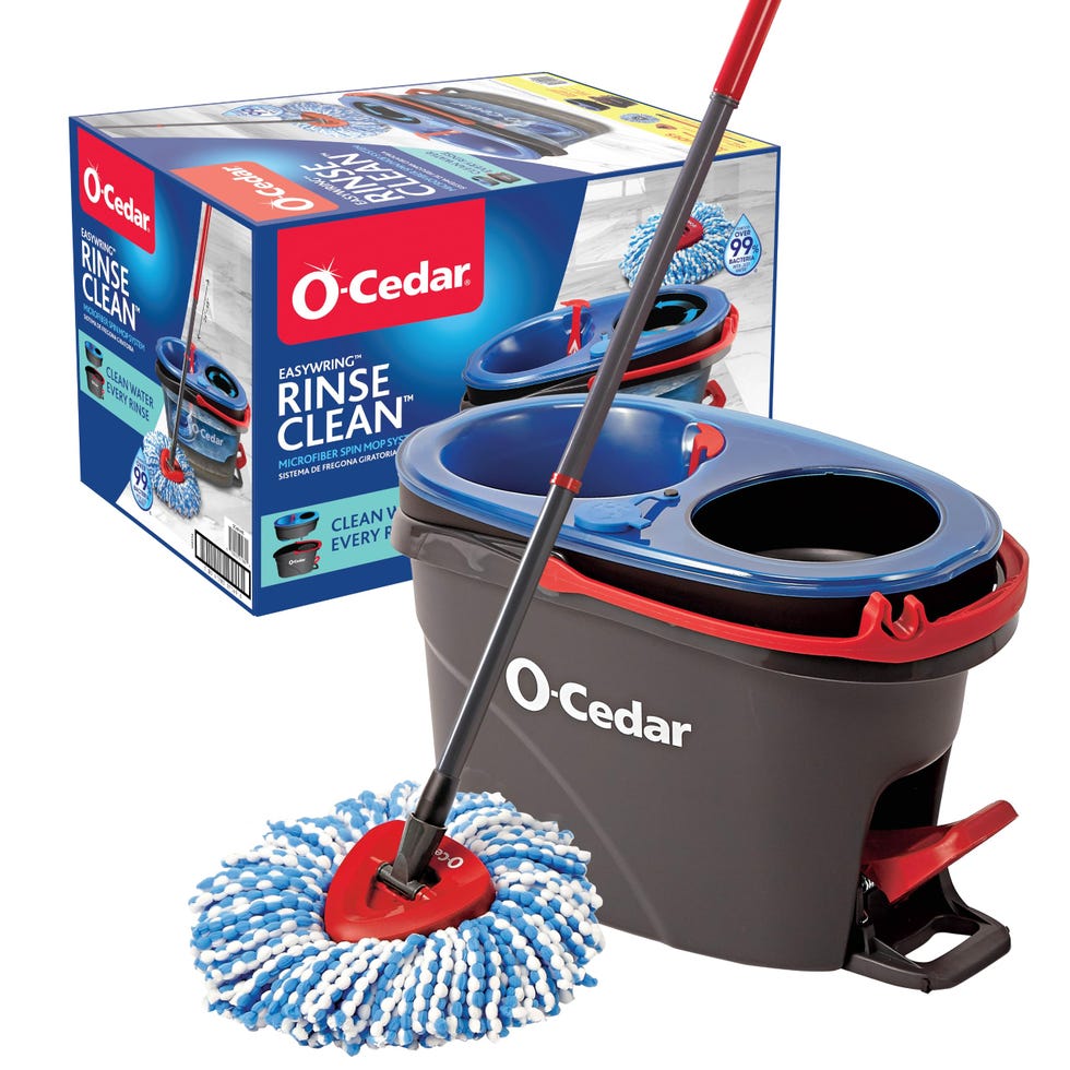 EasyWring RinseClean Microfiber Spin Mop & Bucket