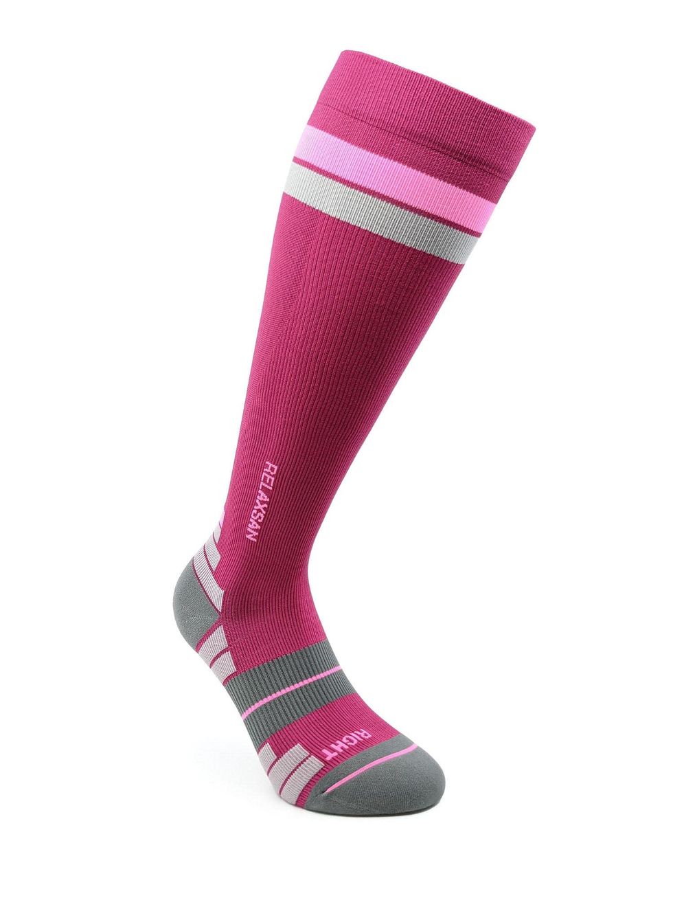 Relaxsan 800 Sport Socks (Fucsia/Rosa, 1S) – Calze sportive compressione graduata Fibra Dryarn massime prestazioni