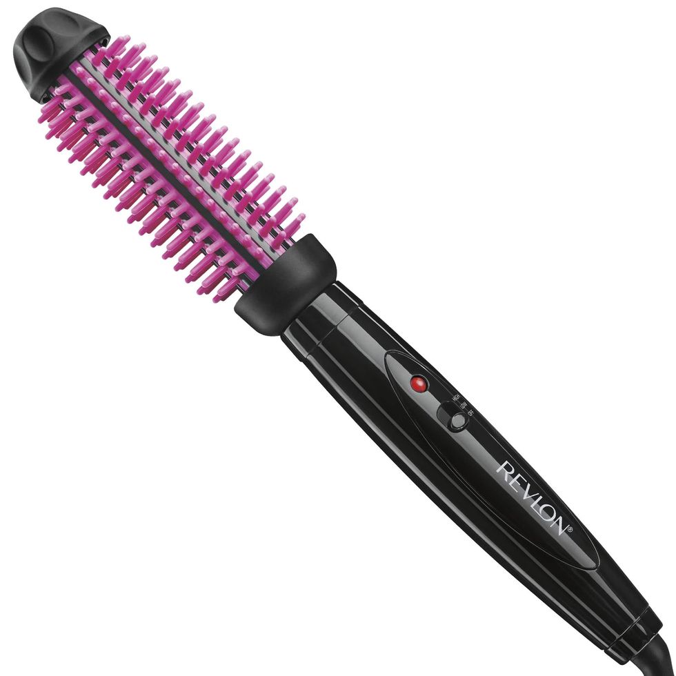 Silicone Bristle Heated Hair Styling Brush