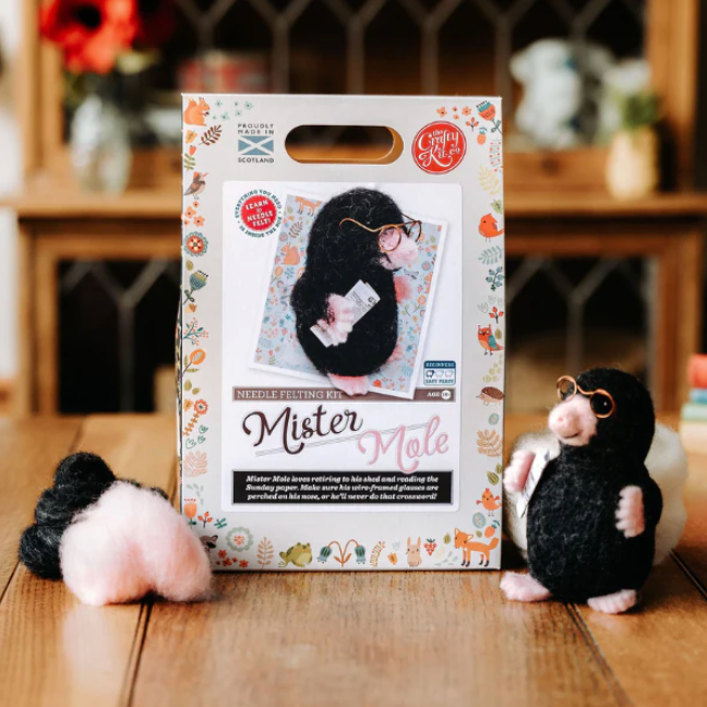 Mr Mole Needle Felting Craft Kit