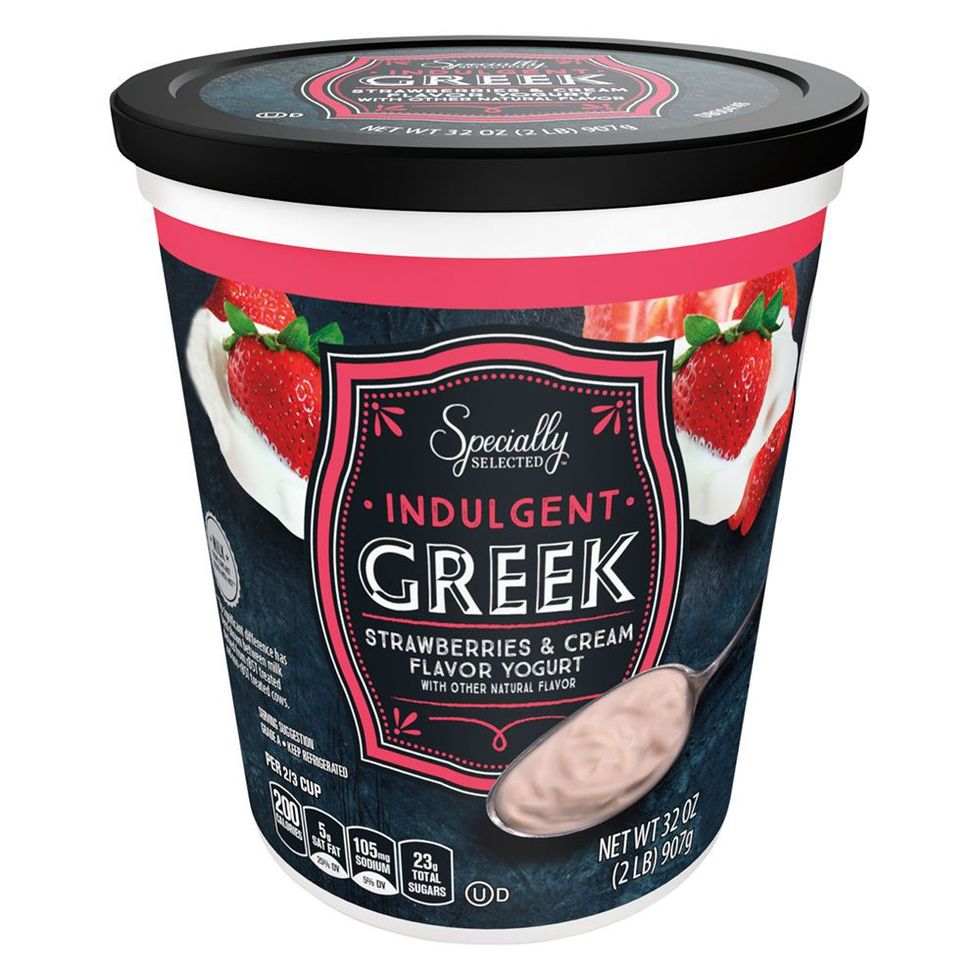 Indulgent Strawberries & Cream Greek Yogurt