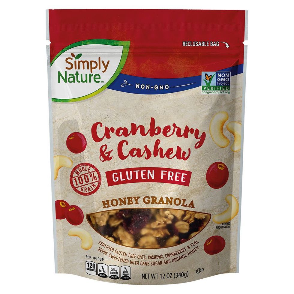 Gluten-Free Cranberry & Cashew Granola