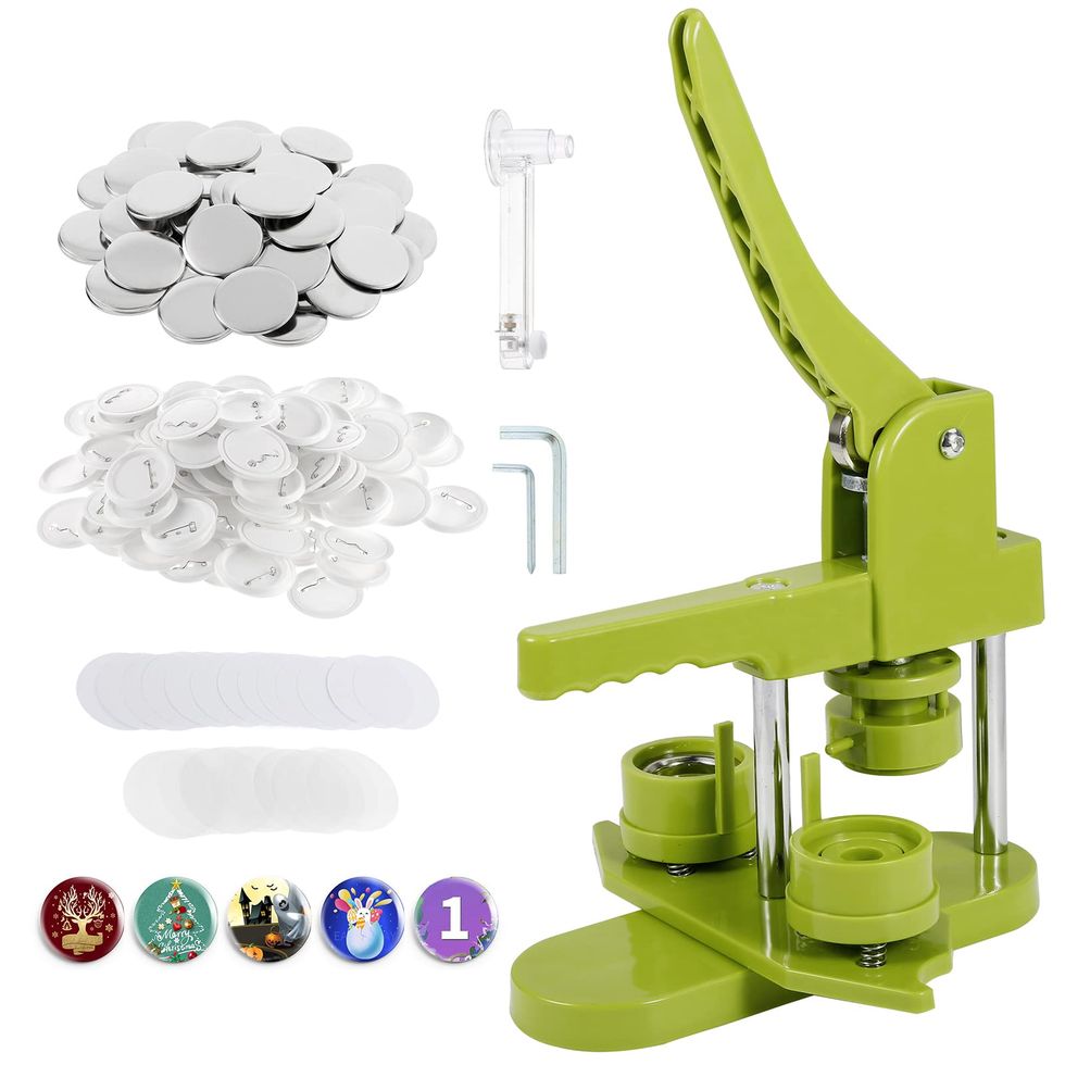 This badge maker machine is reduced in the  Spring Sale