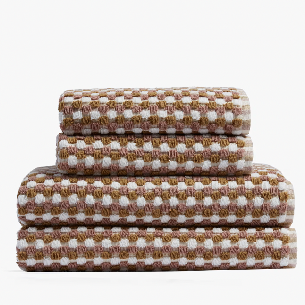 Organic Cotton Mosaic Towels