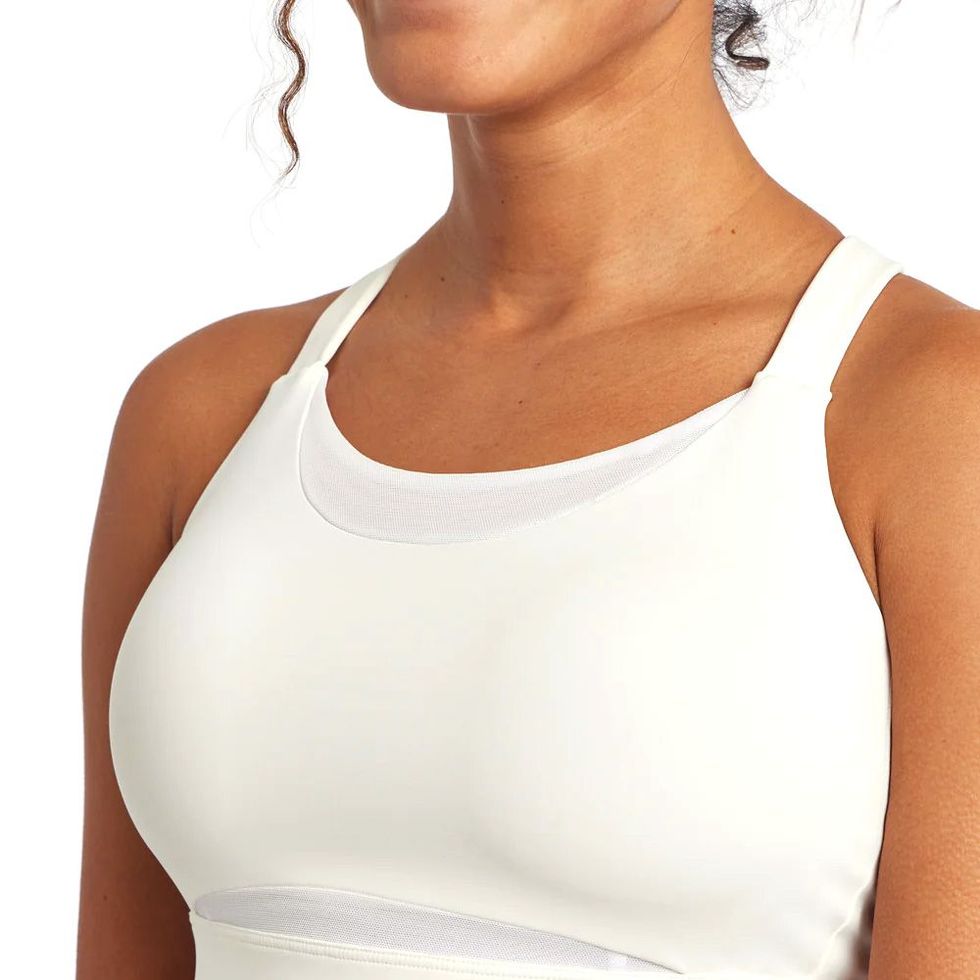 oiselle, Intimates & Sleepwear, Oiselle Double Breasted Sports Bra Size 2  White Full Coverage