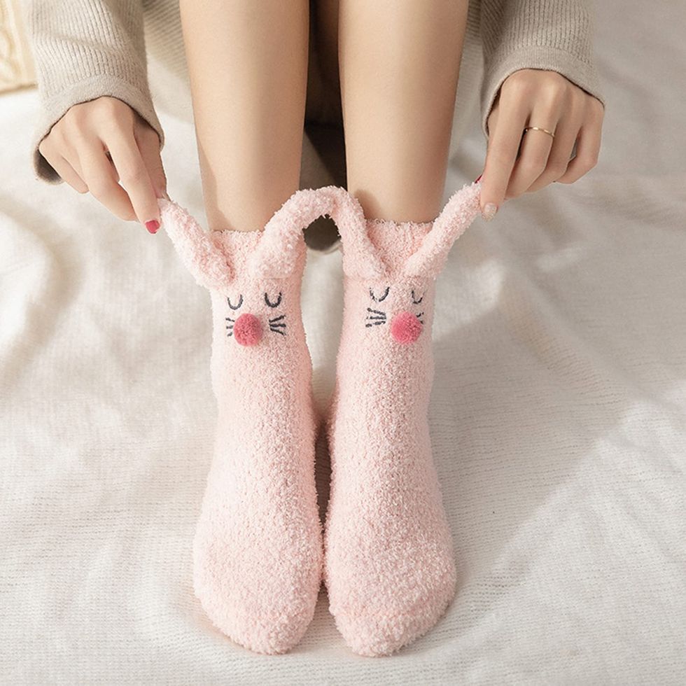 Rabbit Slipper Socks