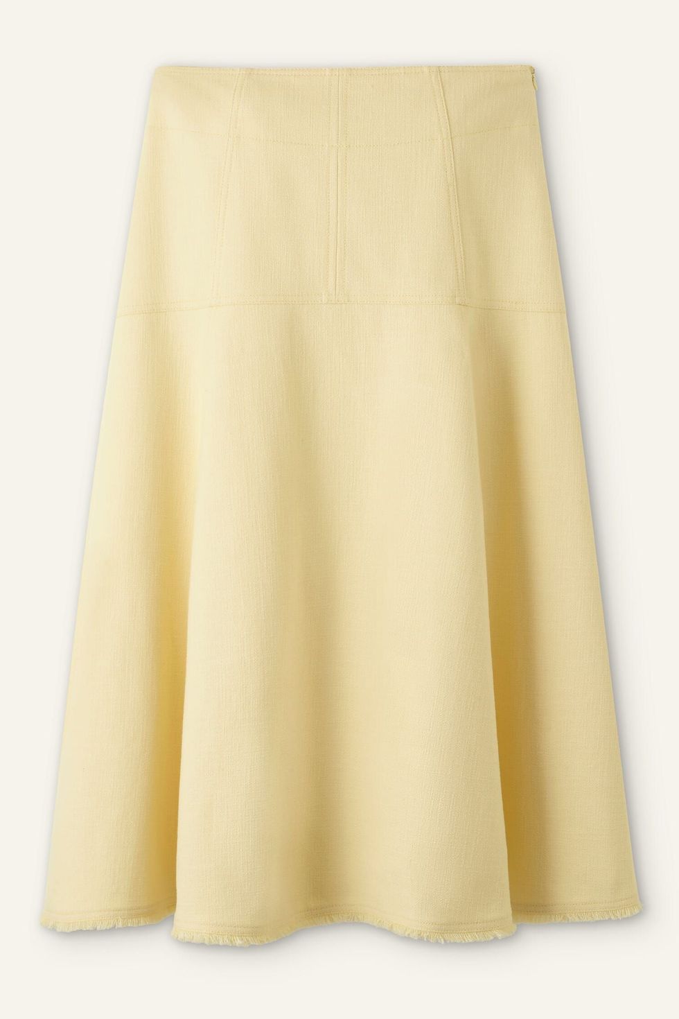 Textured Cotton-Blend Skirt