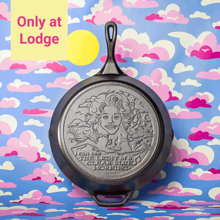 Dolly Parton Launches Exclusive Skillets with Lodge Cast Iron