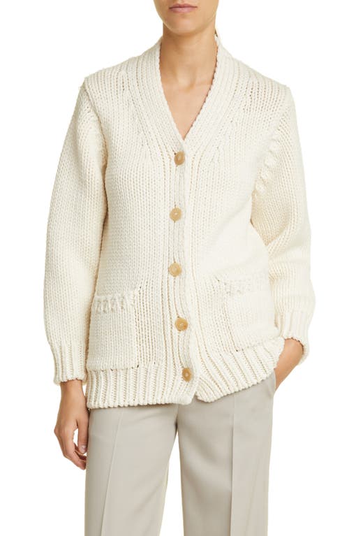Evesham V-Neck Merino Wool Cardigan