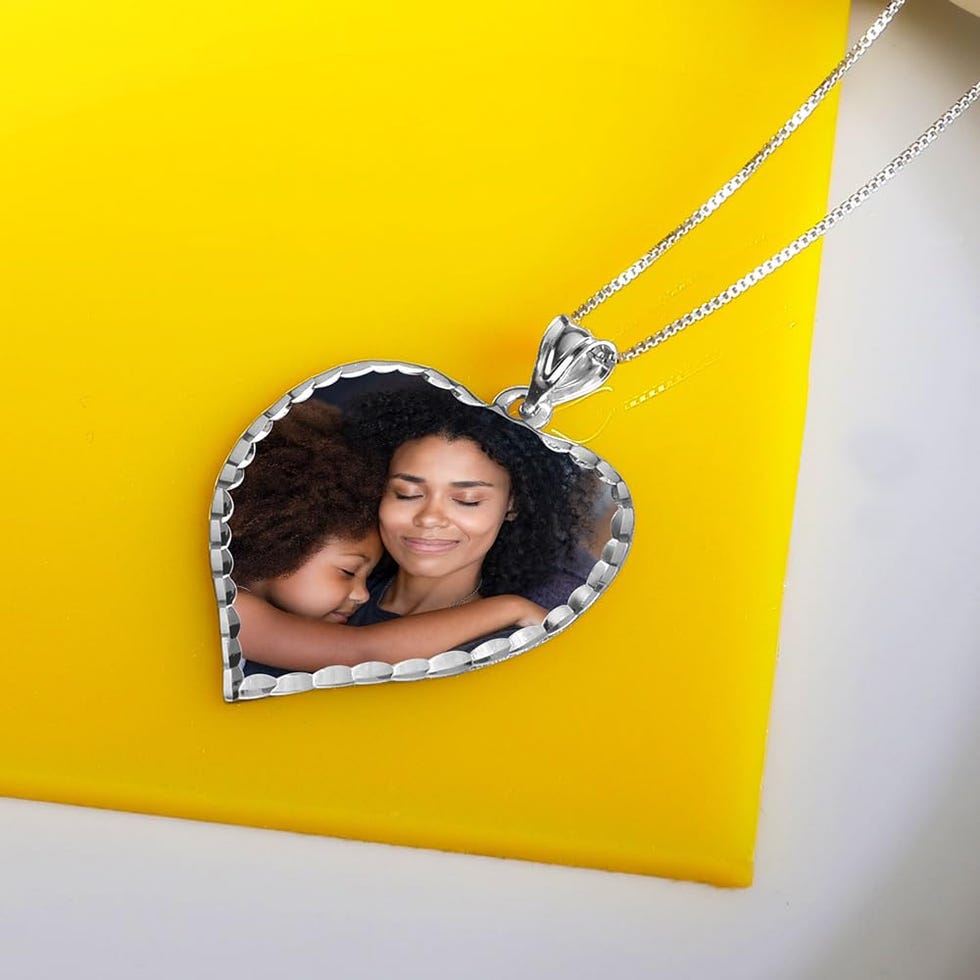 Photo Custom Heart Necklace 