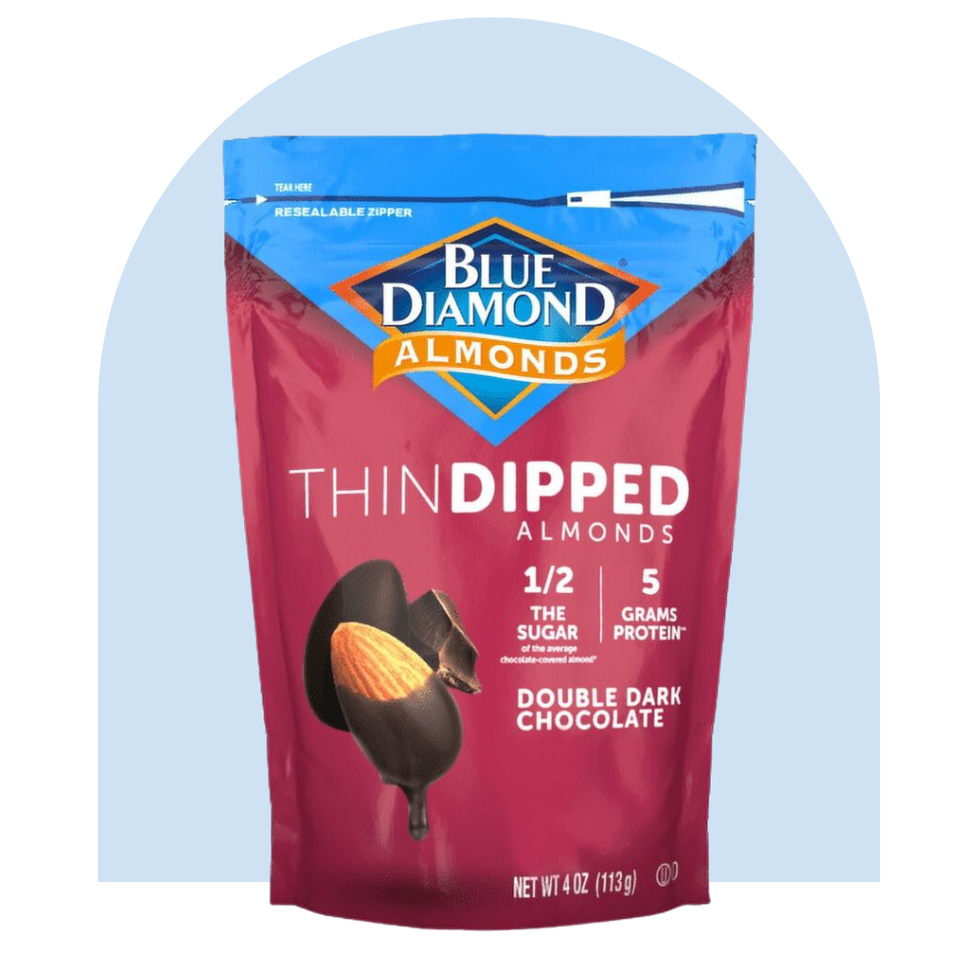 Thin Dipped Almonds, Double Dark Chocolate