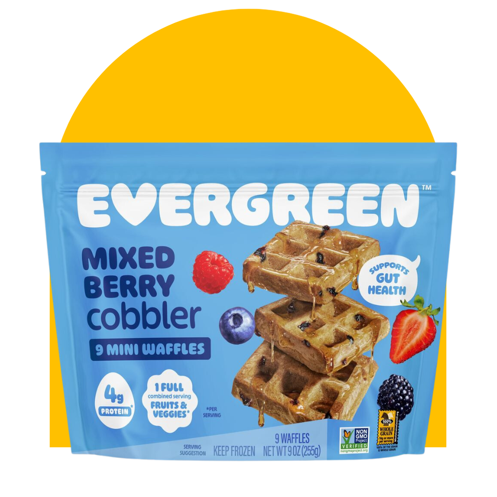 Evergreen Mixed Berry & Almond Frozen Mini Waffles Review