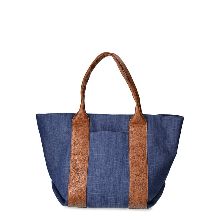 Pioneer woman leather tote best sale