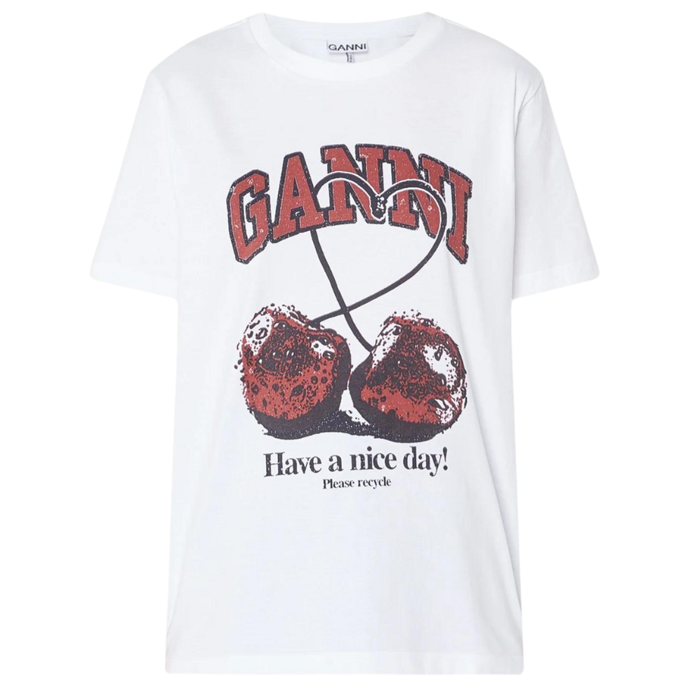Ganni T-shirt met print
