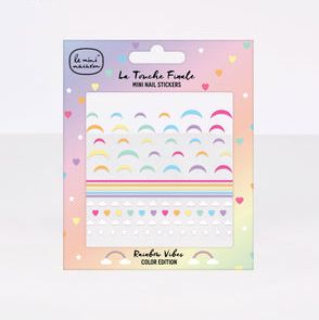 Rainbow Vibes - Mini Pegatinas de Uñas