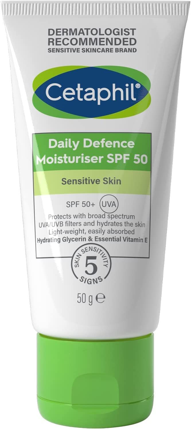 Cetaphil Daily Defence Face Moisturiser SPF 50+ Day Cream