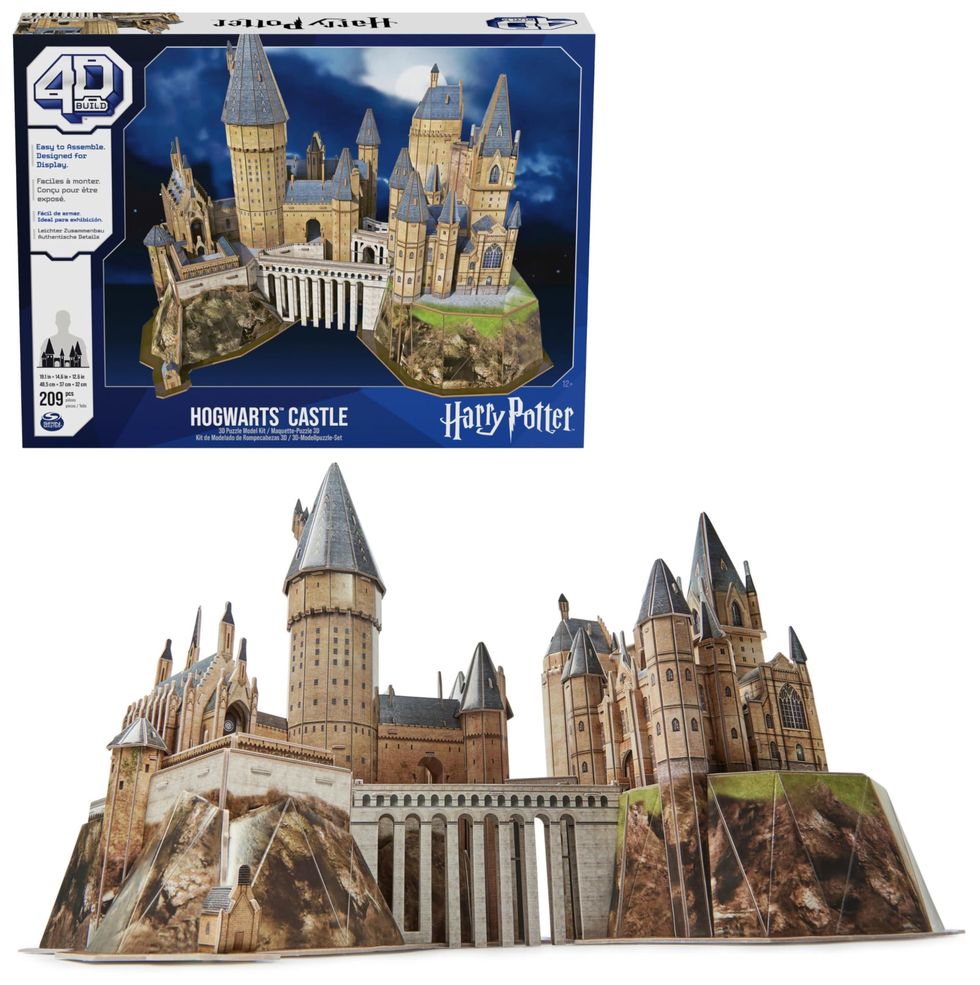 Puzzle del castillo de Hogwarts en 4 D