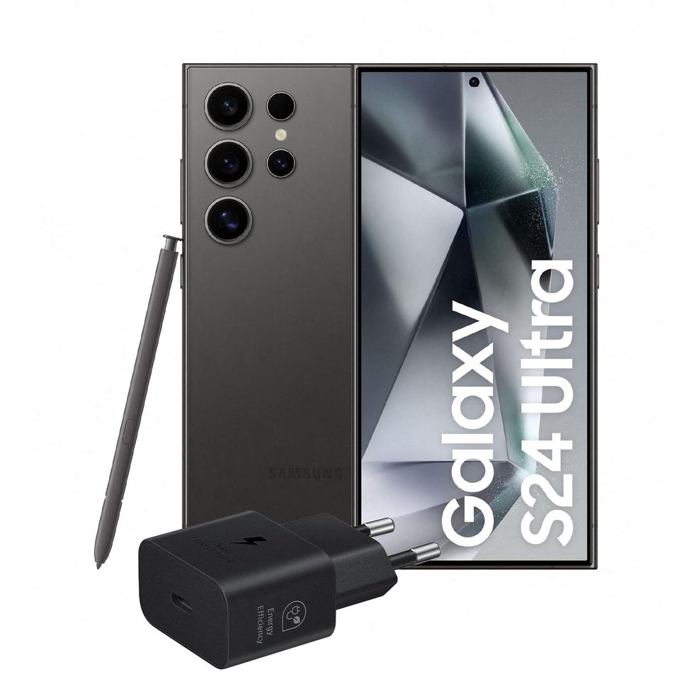 SAMSUNG Galaxy S24 Ultra Smartphone AI, Caricatore incluso, Display 6.8'' QHD+ Dynamic AMOLED 2X, Fotocamera 200MP, RAM 12GB, 1TB, 5.000 mAh, Titanium Black [Versione italiana]